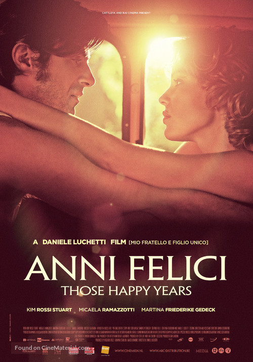 Anni felici - Belgian Movie Poster