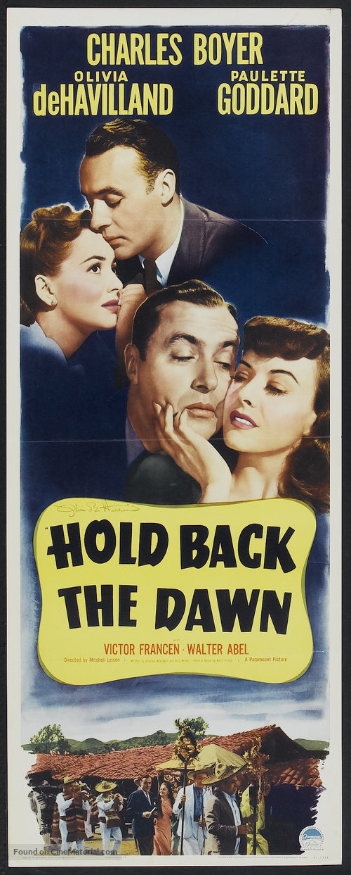 Hold Back the Dawn - Movie Poster