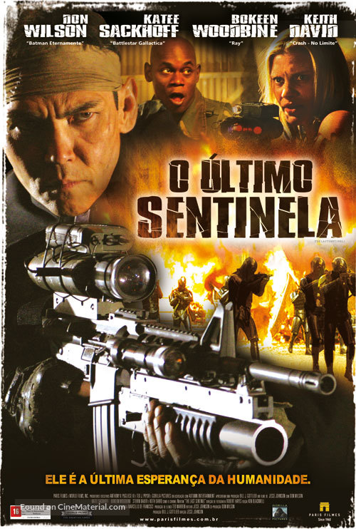 The Last Sentinel - Brazilian DVD movie cover