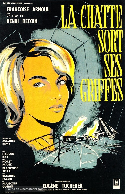 La chatte sort ses griffes - French Movie Poster