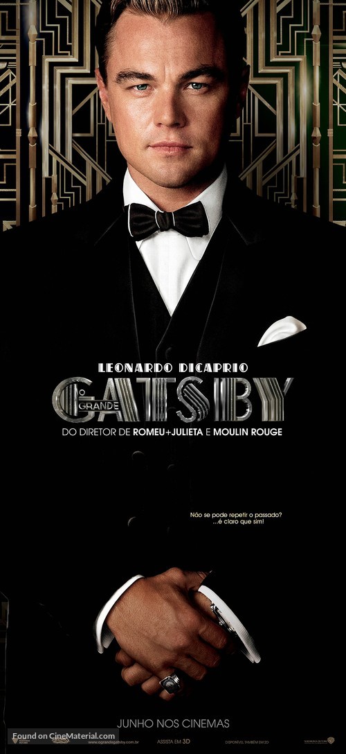 The Great Gatsby - Brazilian Movie Poster