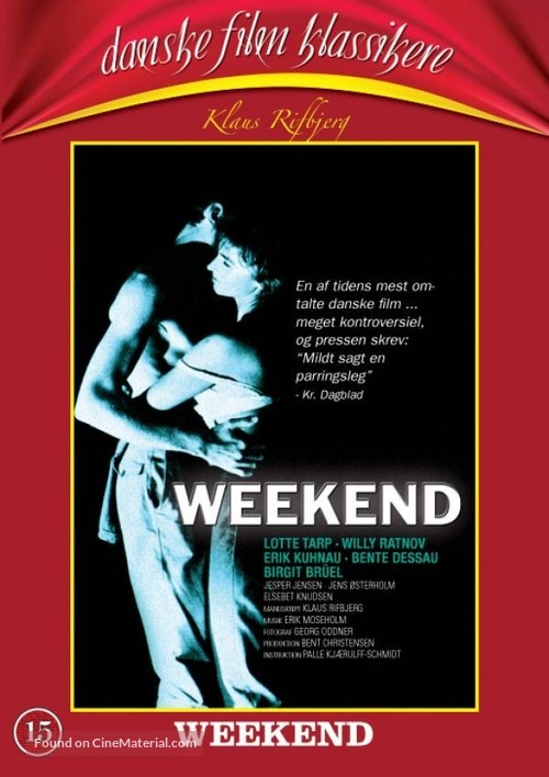 Weekend - Danish DVD movie cover