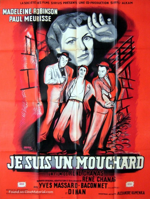 Je suis un mouchard - French Movie Poster