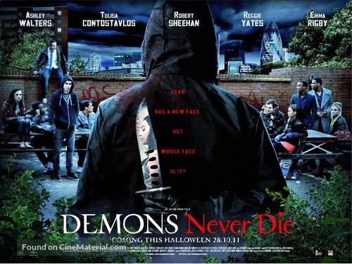Demons Never Die - British Movie Poster