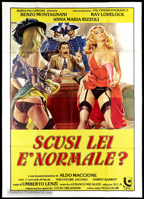 Scusi, lei &egrave; normale? - Italian Movie Poster