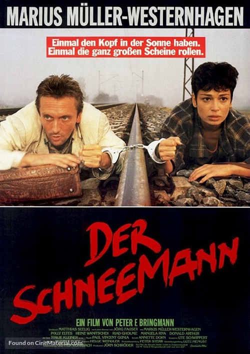 Der Schneemann - German Movie Poster