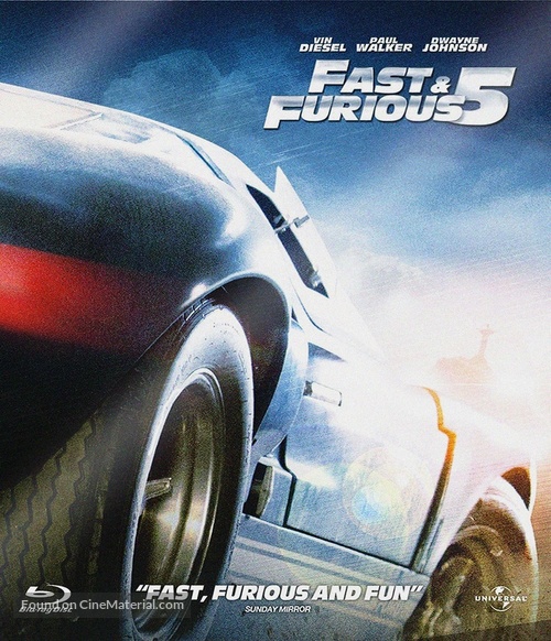 Fast Five - Blu-Ray movie cover