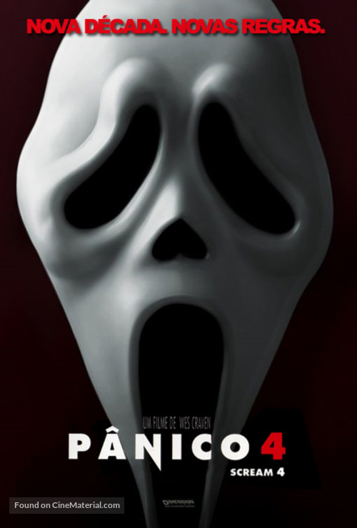 Scream 4 - Brazilian Movie Poster