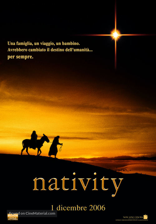 The Nativity Story - Italian poster