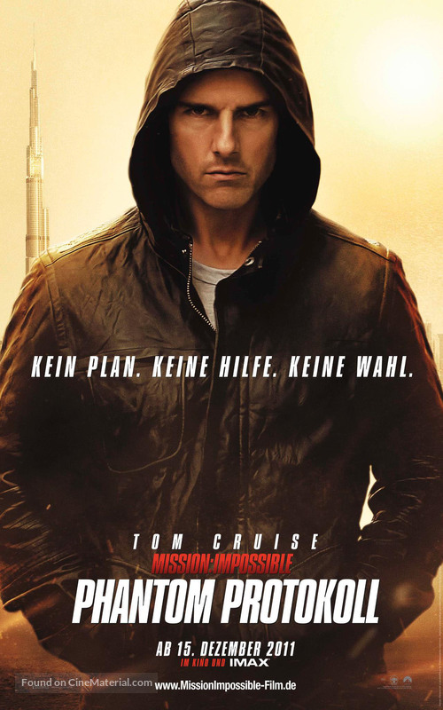 Mission: Impossible - Ghost Protocol - German Movie Poster