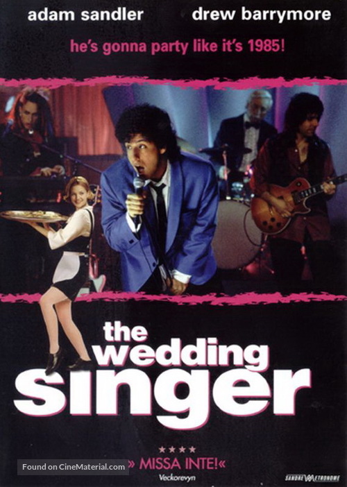 The Wedding Singer - Swedish Movie Cover