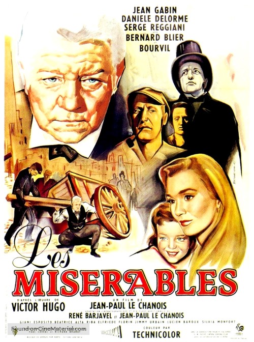 Les Mis&eacute;rables - French Movie Poster