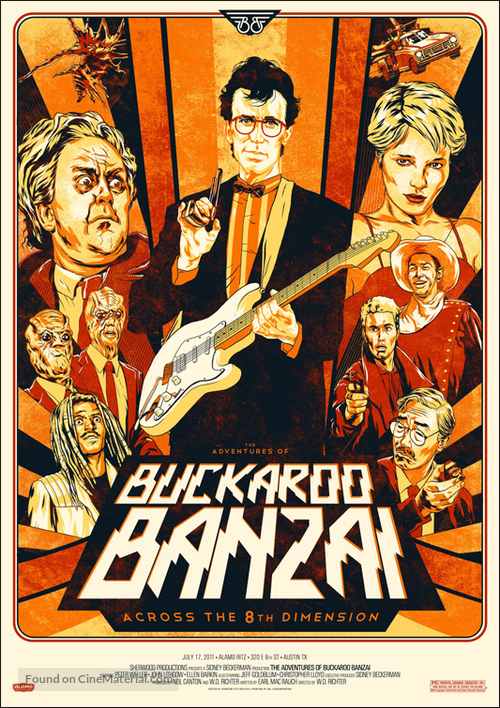 The Adventures of Buckaroo Banzai Across the 8th Dimension - Movie Poster