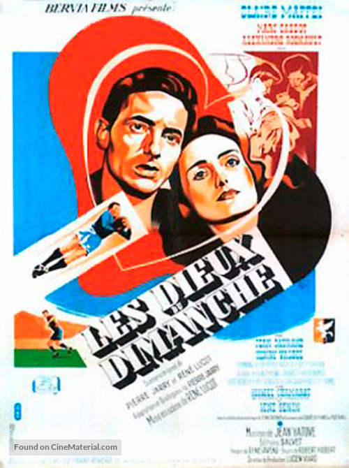 Les dieux du dimanche - French Movie Poster