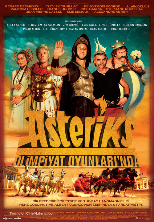 Ast&egrave;rix aux jeux olympiques - Turkish Movie Poster