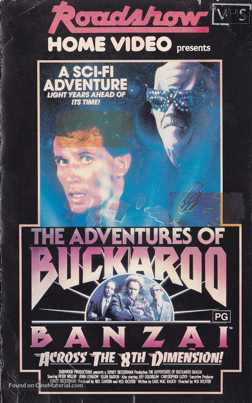 The Adventures of Buckaroo Banzai Across the 8th Dimension - Movie Cover