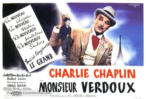 Monsieur Verdoux - French Movie Poster