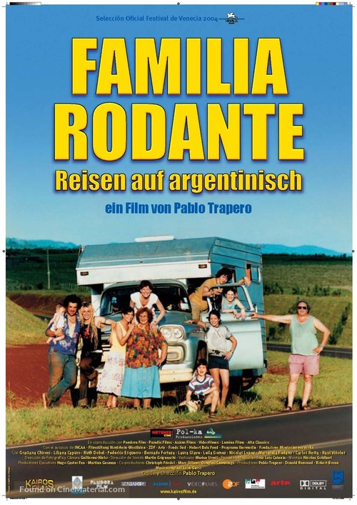 Familia rodante - German Movie Poster