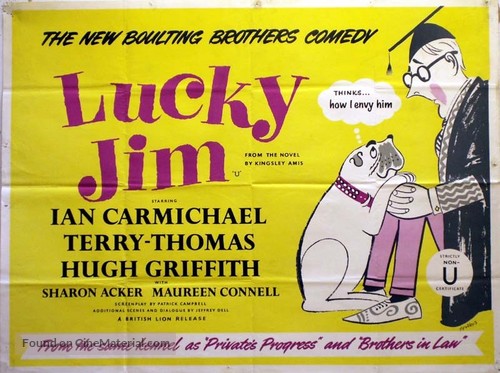 Lucky Jim - British Movie Poster