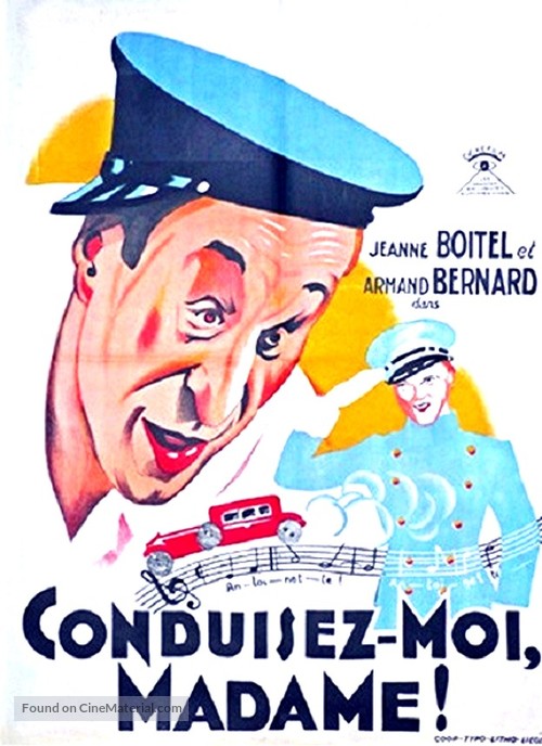 Conduisez-moi, Madame - French Movie Poster