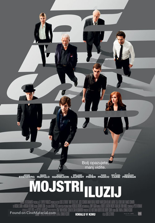 Now You See Me - Slovenian Movie Poster
