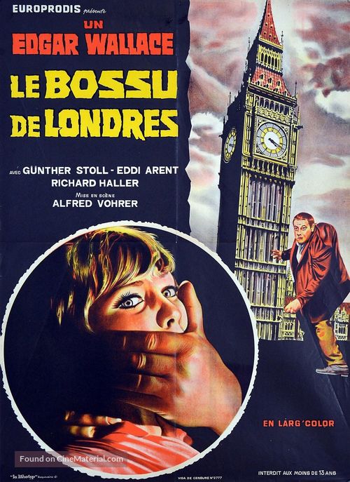 Der Bucklige von Soho - French Movie Poster