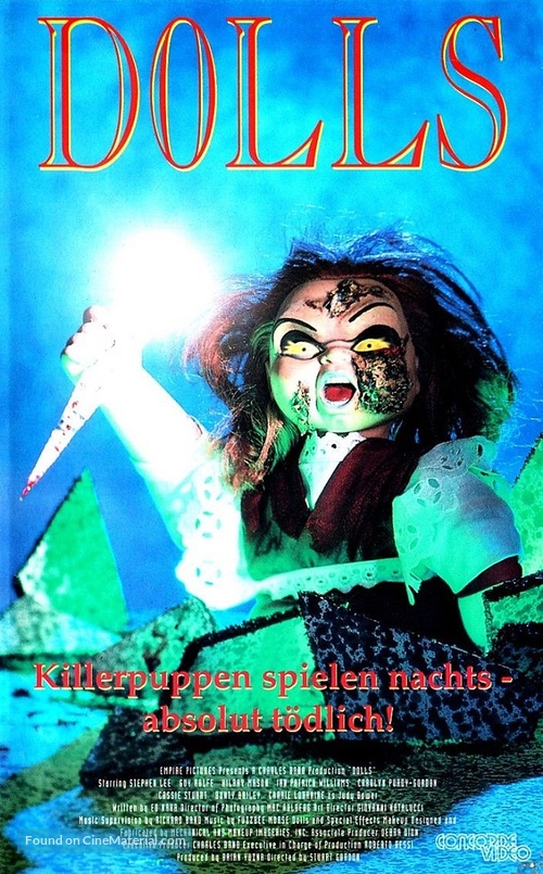 Dolls - German VHS movie cover