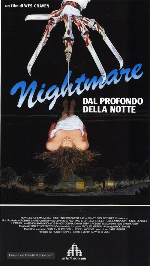 A Nightmare On Elm Street - Italian Movie Poster