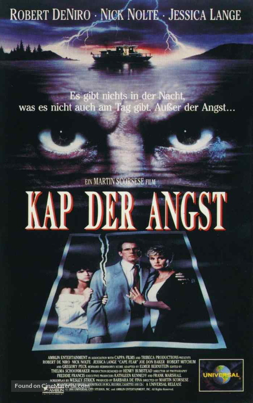 Cape Fear - German Movie Cover