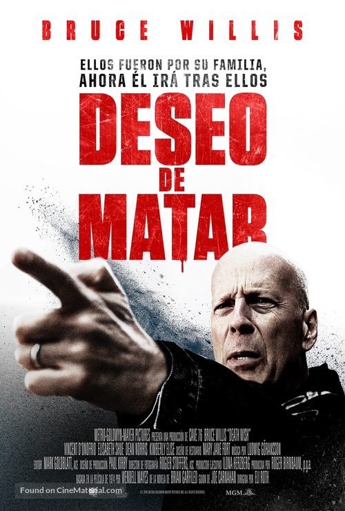 Death Wish - Mexican Movie Poster