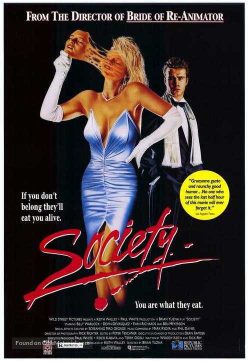 Society - Movie Poster