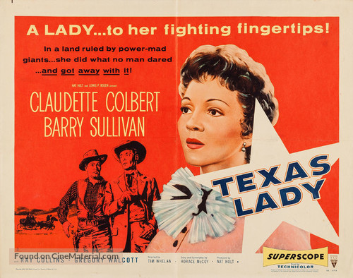 Texas Lady - Movie Poster