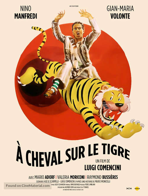 A cavallo della tigre - French Re-release movie poster