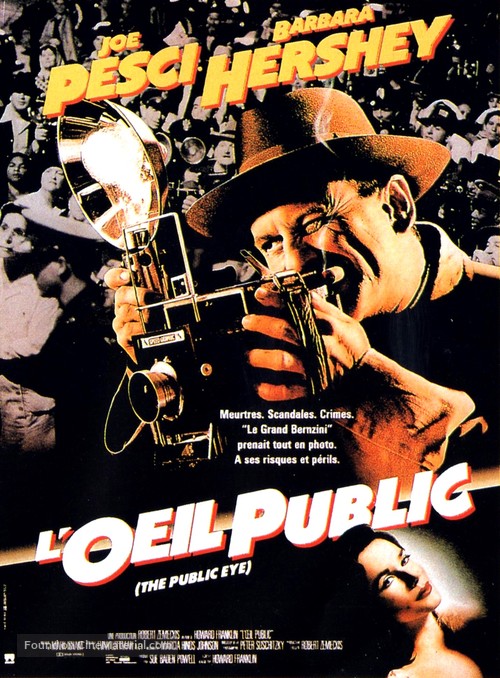 The Public Eye - French Movie Poster