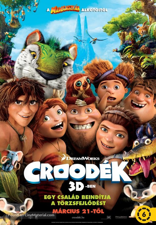 The Croods - Hungarian Movie Poster