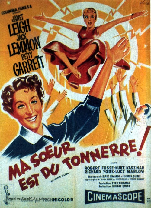 My Sister Eileen - French Movie Poster