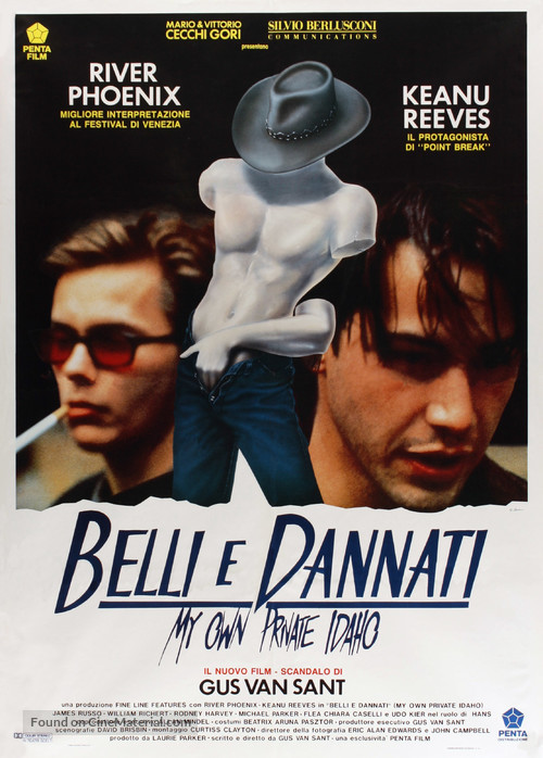 My Own Private Idaho - Italian Movie Poster