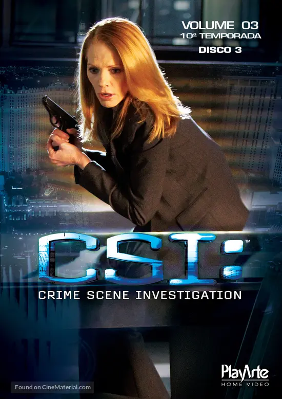 &quot;CSI: Crime Scene Investigation&quot; - Brazilian DVD movie cover