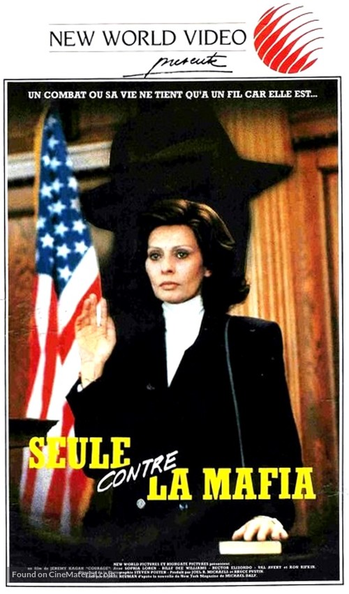 Courage - French VHS movie cover