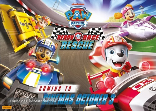 Paw Patrol: Ready, Race, Rescue! - Australian Movie Poster