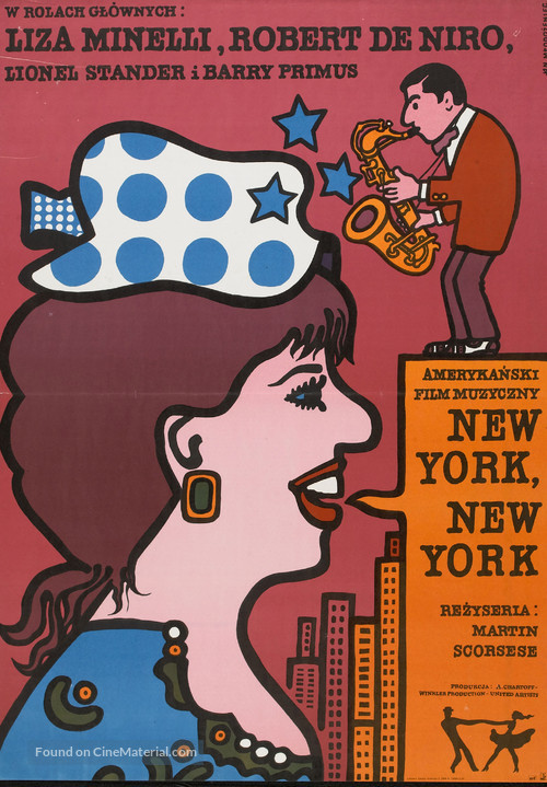 New York, New York - Polish Movie Poster