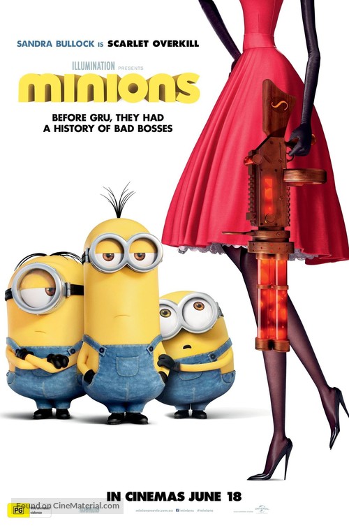 Minions - Australian Movie Poster