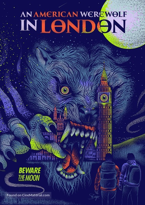 An American Werewolf in London - British poster