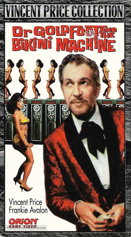 Dr. Goldfoot and the Bikini Machine - VHS movie cover