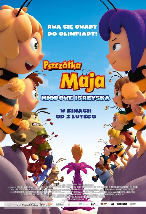 Maya the Bee: The Honey Games - Polish Movie Poster