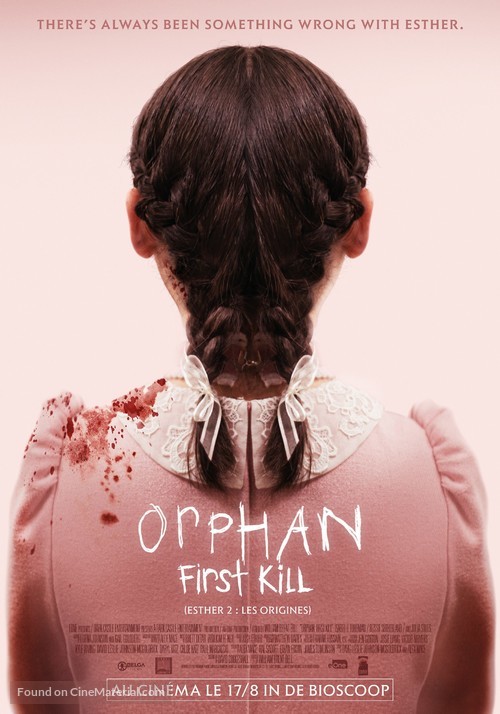 Orphan: First Kill - Belgian Movie Poster