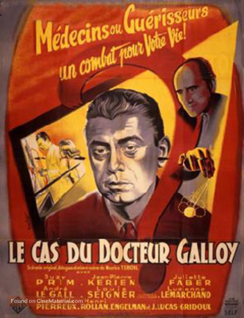 Le cas du docteur Galloy - French Movie Poster