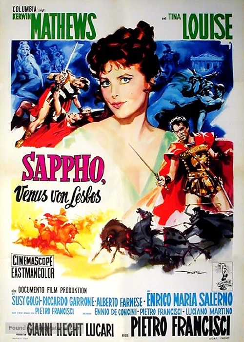 Saffo, venere di Lesbo - German Movie Poster
