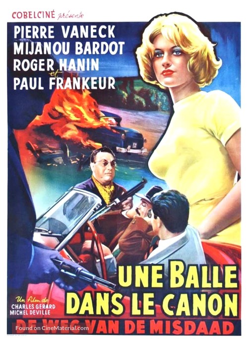 Une balle dans le canon - Belgian Movie Poster