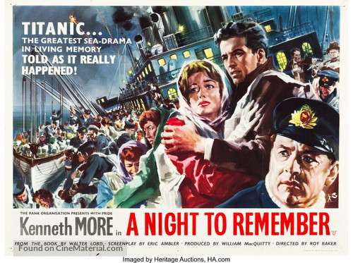 A Night to Remember - British Movie Poster